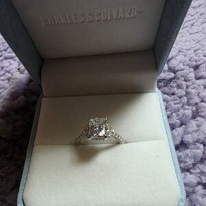 Womens 3 Carat Engagment Ring Size 9